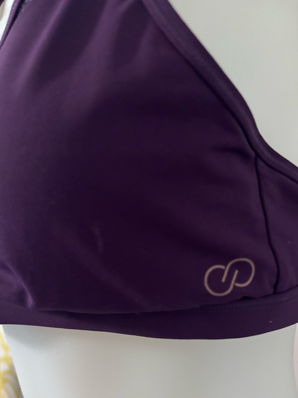CALIA by Carrie Underwood Strappy Back Sports Bra Bikini Top| Purple | M - Picture 3 of 5